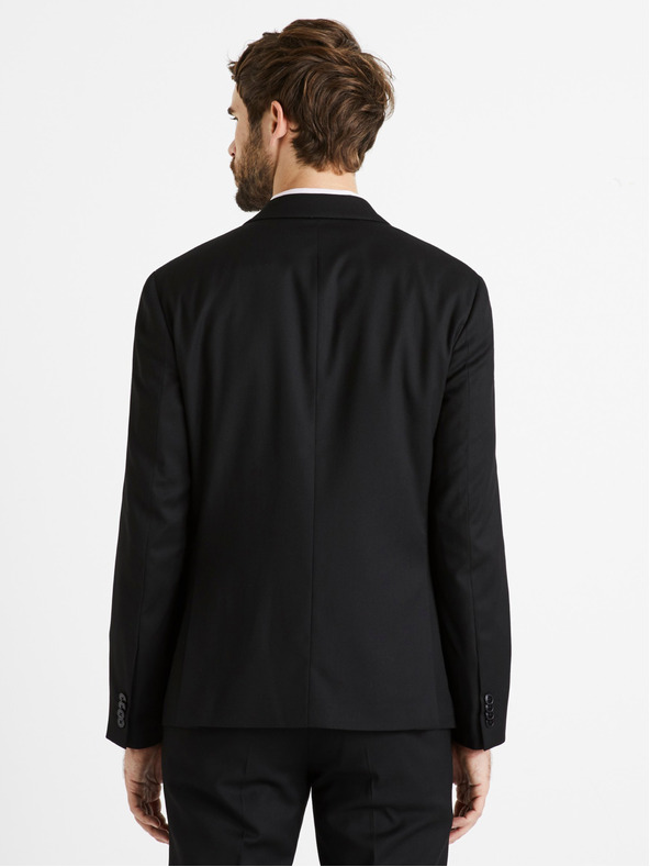 Celio Černé pánské oblekové sako Celio Duarmure