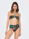 ONLY Zeleno-modý dámský květovaný spodní díl plavek ONLY Juliette