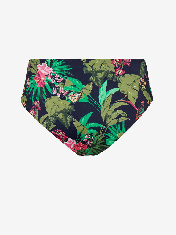 ONLY Zeleno-modý dámský květovaný spodní díl plavek ONLY Juliette