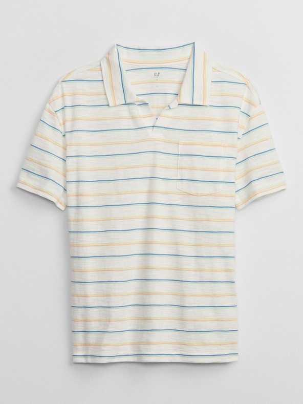 GAP Dětské pruhované polo tričko GAP