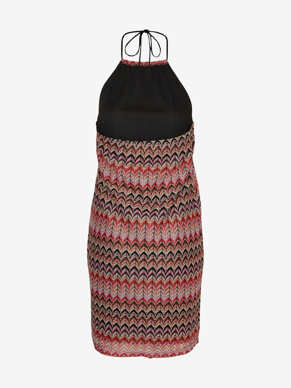 Vero Moda Hnědé dámské vzorované šaty VERO MODA Dicte