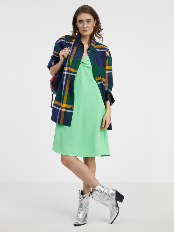 ONLY Zelené dámské šaty ONLY Mette