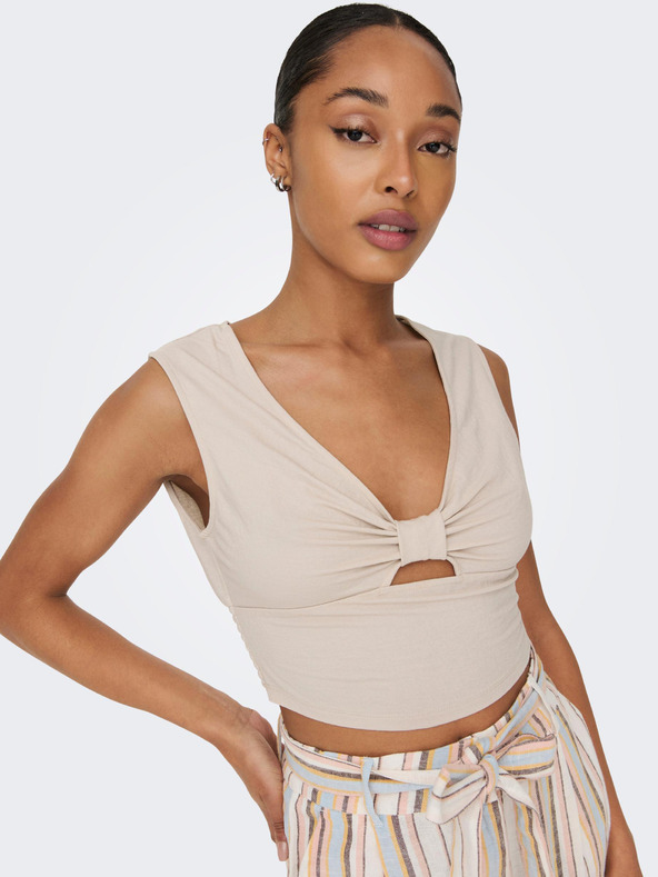 ONLY Šedý dámský top ONLY Jany