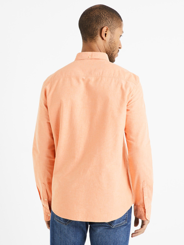 Celio Meruňková pánská košile Celio Daxford