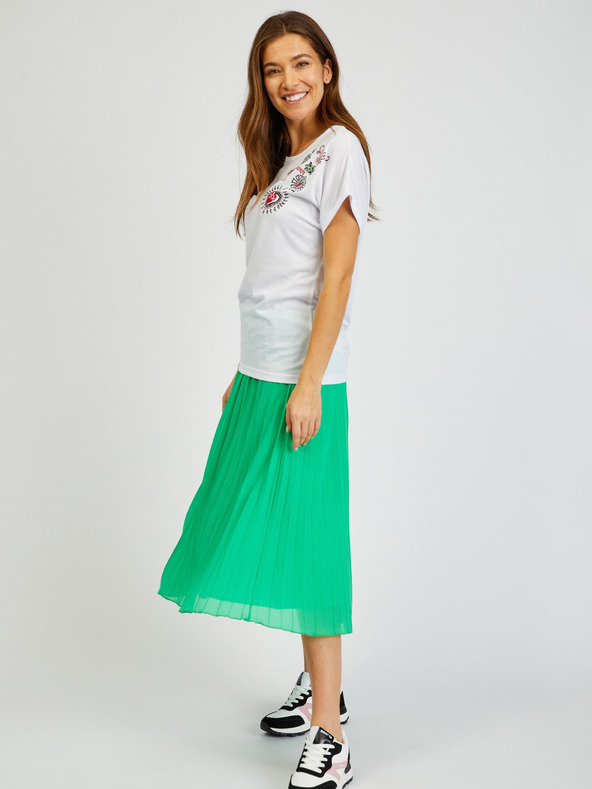 Sam 73 Bílé dámské tričko s potiskem SAM73 Bootes