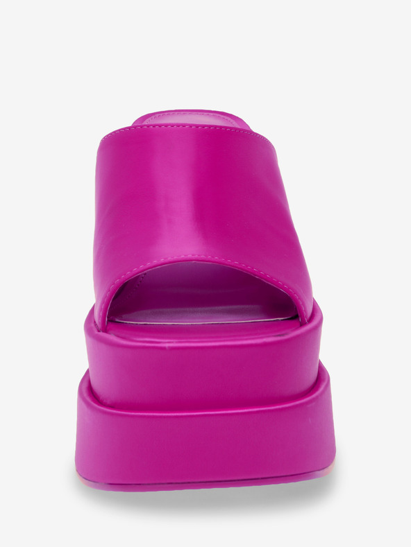 Steve Madden Tmavě fialové dámské sandály na podpatku Steve Madden