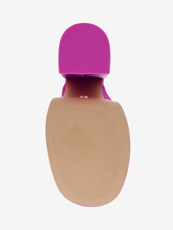 Steve Madden Tmavě fialové dámské sandály na podpatku Steve Madden