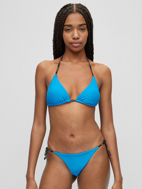 HUGO Modrý dámský spodní díl plavek HUGO