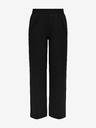 ONLY Černé dámské široké kalhoty ONLY Pop