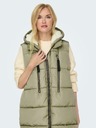 ONLY Khaki dámská prošívaná vesta ONLY New Nora