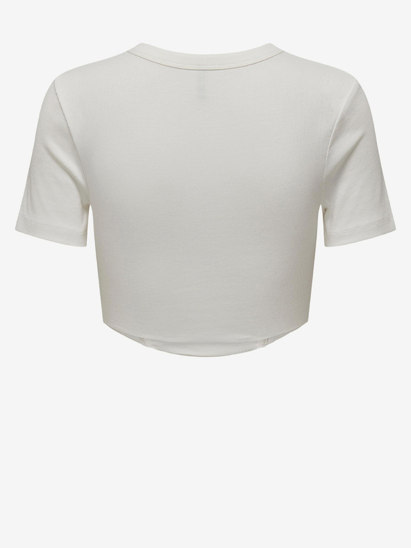 ONLY Bílý dámský crop top ONLY Lola