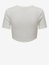 ONLY Bílý dámský crop top ONLY Lola