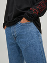 Jack & Jones Modré pánské široké džíny Jack & Jones Eddie