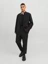 Jack & Jones Černé pánské zkrácené kalhoty Jack & Jones Karl
