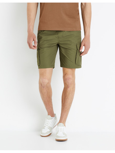 Celio Khaki pánské kraťasy Celio Fostopbm