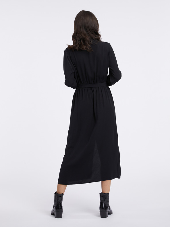 AWARE by VERO MODA Černé dámské maxišaty AWARE by VERO MODA Giselle