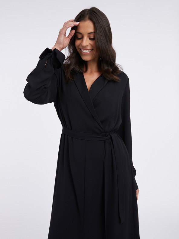 AWARE by VERO MODA Černé dámské maxišaty AWARE by VERO MODA Giselle