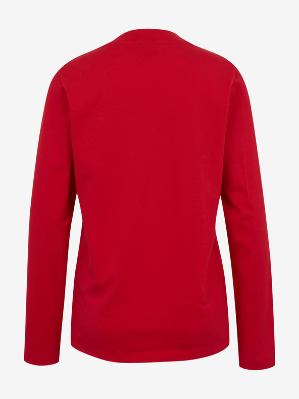 Sam 73 Červené dámské tričko s dlouhým rukávem SAM 73 Zira