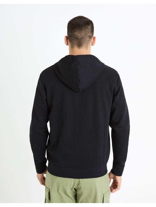 Celio Černá pánská prošívaná bunda Celio Fequilted