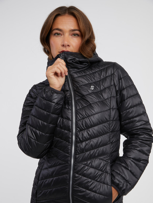 Sam 73 Černý dámský prošívaný kabát SAM 73 Bella