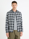 Celio Černá pánská kostkovaná košile Celio Fadro