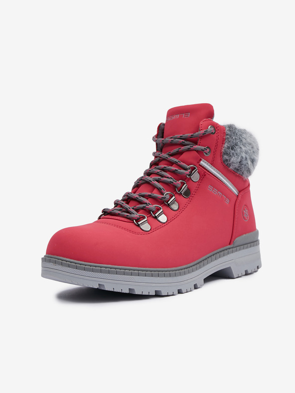 Sam 73 Růžové dámské zimní kotníkové boty SAM 73 Carina
