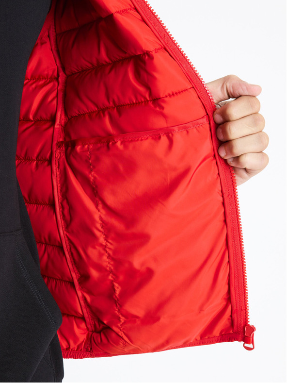 Celio Červená pánská prošívaná vesta Celio Fulock