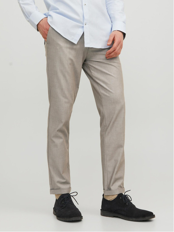 Jack & Jones Béžové pánské chino kalhoty Jack & Jones Marco