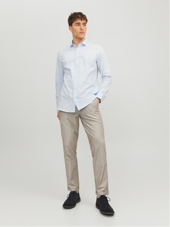 Jack & Jones Béžové pánské chino kalhoty Jack & Jones Marco