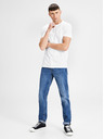 Jack & Jones Sada dvou bílých pánských triček s krátkým rukávem Jack & Jones Basic