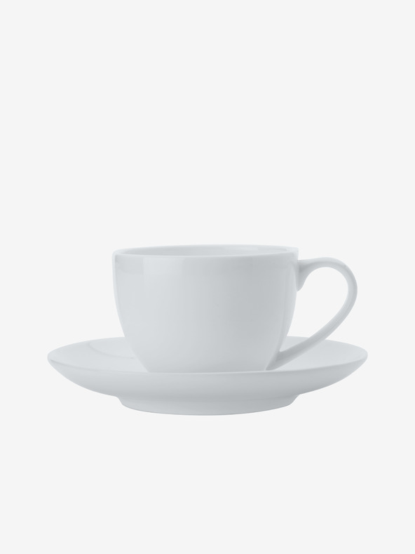 Maxwell & Williams Bílý espresso šálek a podšálek z kostního porcelánu Cashmere 100ml Maxwell & Williams