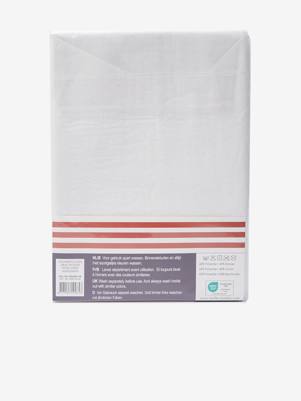 Good Morning 90/100x200 Bílé ochranné prostěradlo Good Morning