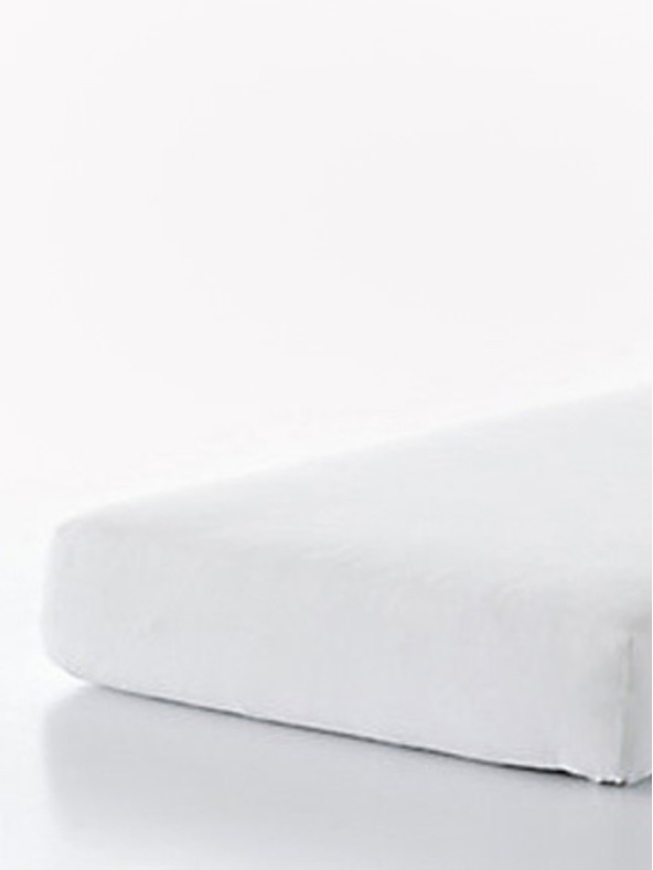 Good Morning 90/100x200 Bílé ochranné prostěradlo Good Morning