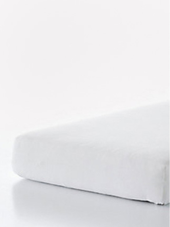 Good Morning 140x200 Bílé ochranné prostěradlo Good Morning