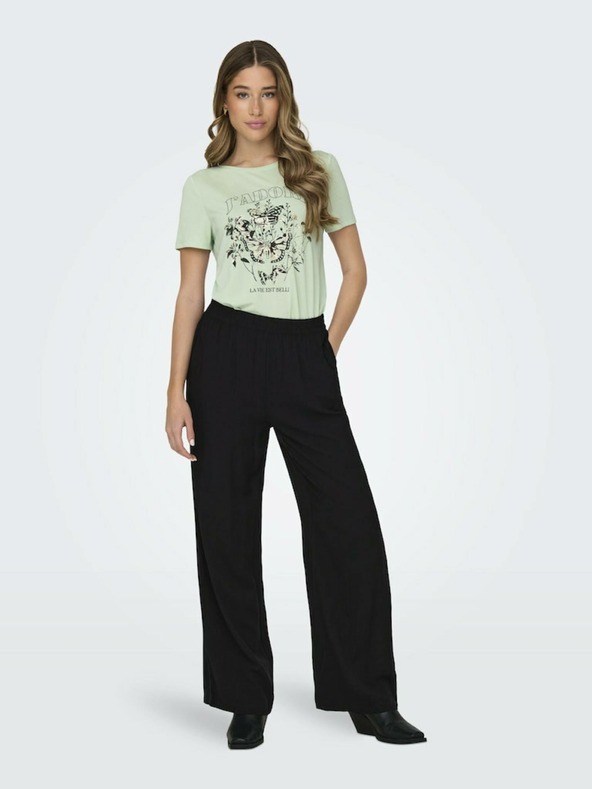 ONLY Světle zelené dámské tričko ONLY Free