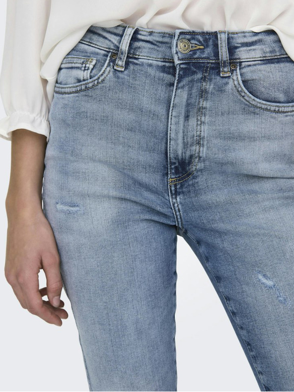 ONLY Modré dámské skinny fit džíny ONLY Forever