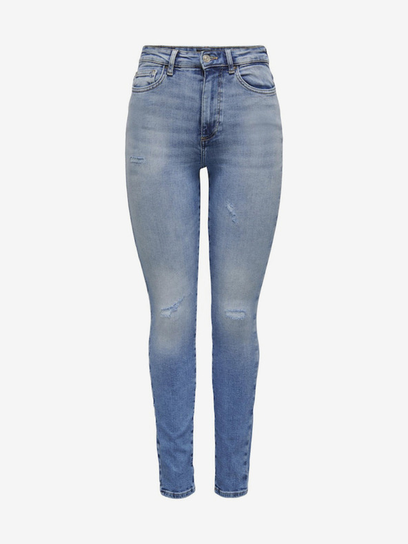 ONLY Modré dámské skinny fit džíny ONLY Forever