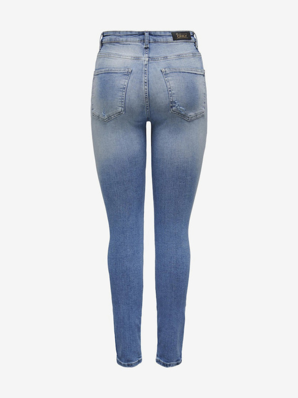 ONLY Modré dámské skinny fit džíny ONLY Forever