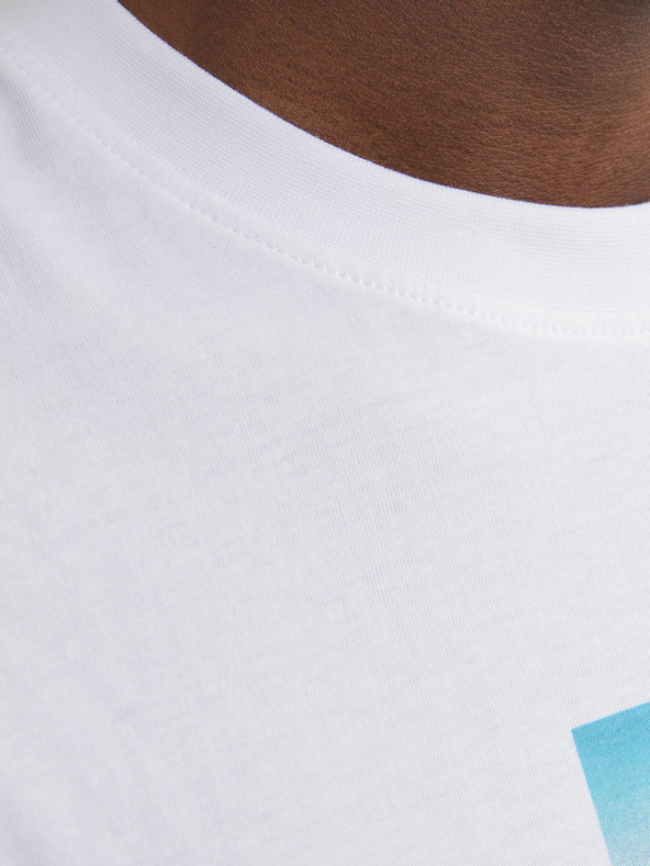 Jack & Jones Bílé pánské tričko Jack & Jones Vesterbro