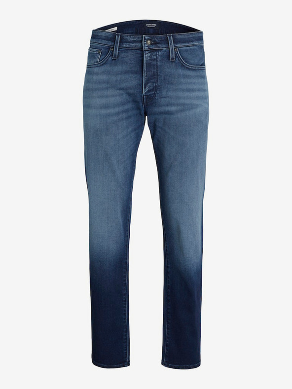 Jack & Jones Modré pánské slim fit džíny Jack & Jones Glenn