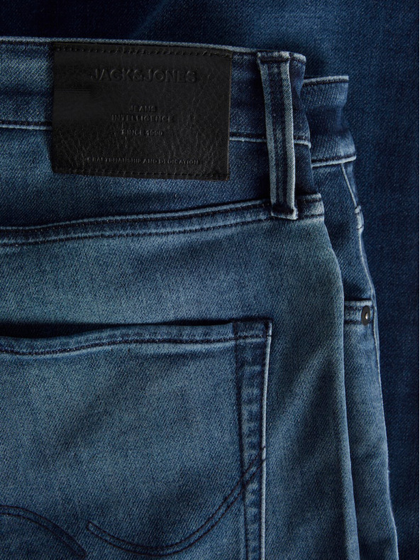Jack & Jones Modré pánské slim fit džíny Jack & Jones Glenn