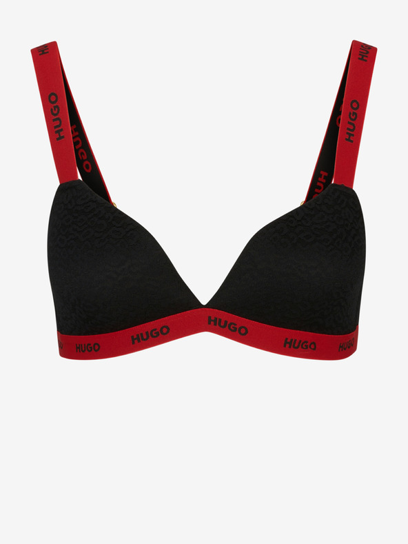 HUGO Černá dámská krajková podprsenka HUGO