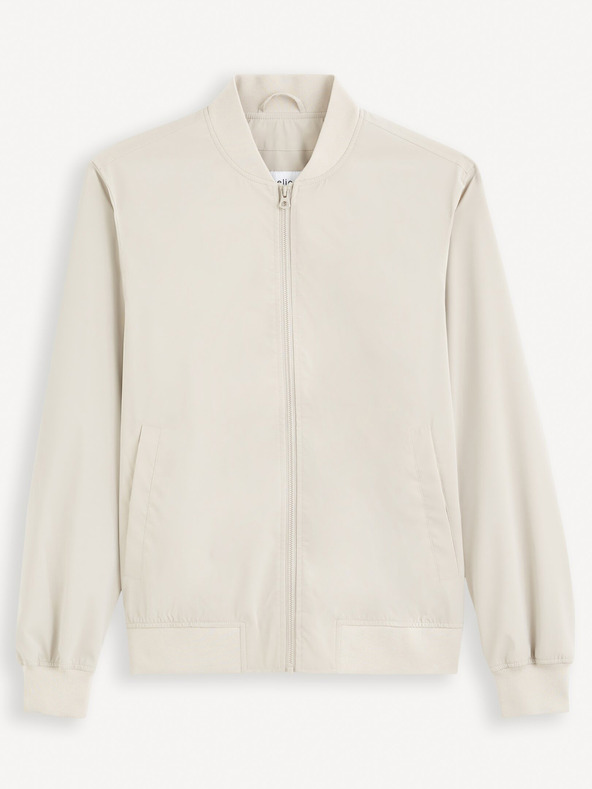 Celio Krémový pánský bomber Celio Gubluz