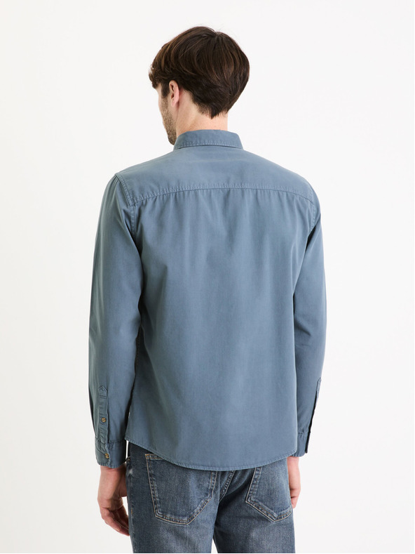 Celio Modrá pánská košile Celio Gapeach