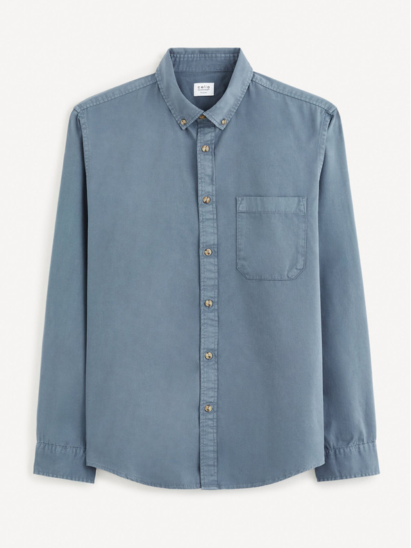 Celio Modrá pánská košile Celio Gapeach