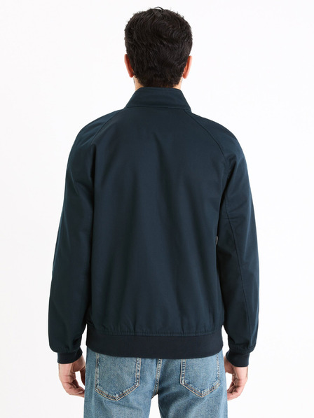 Celio Tmavě modrý pánský bomber Celio Gubavlna