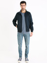 Celio Tmavě modrý pánský bomber Celio Gubavlna
