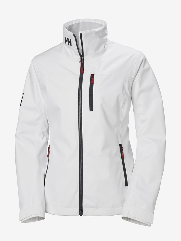 Helly Hansen Bílá dámská sportovní bunda HELLY HANSEN Crew Jacket 2.0
