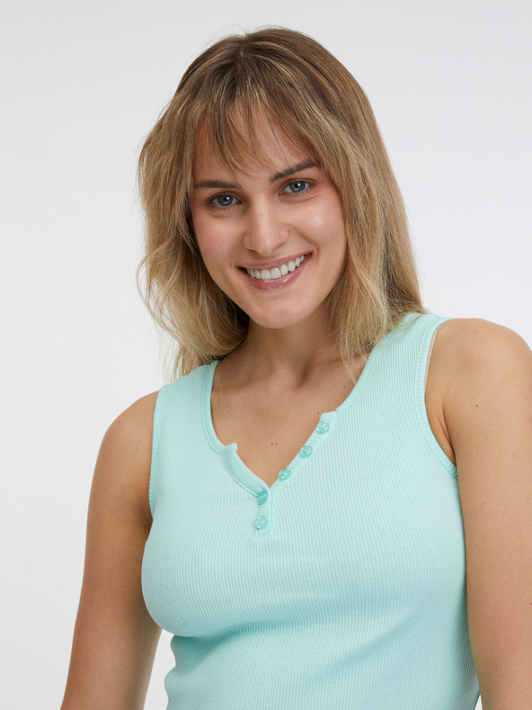 Sam 73 Tyrkysové dámské tílko SAM 73 Manuela