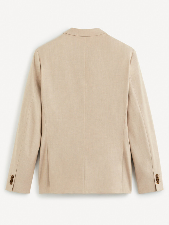 Celio Béžové pánské sako Celio Funew2